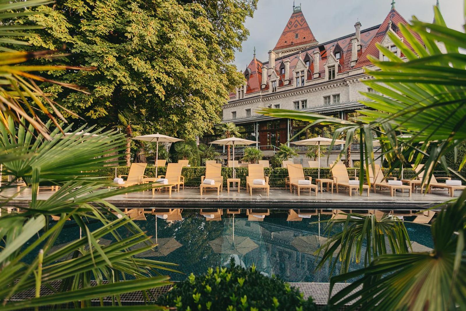 Chateau D'Ouchy Lausanne Exterior photo